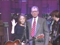 Sheryl Crow on Letterman