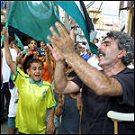 PALESTINIANS CELEBRATE