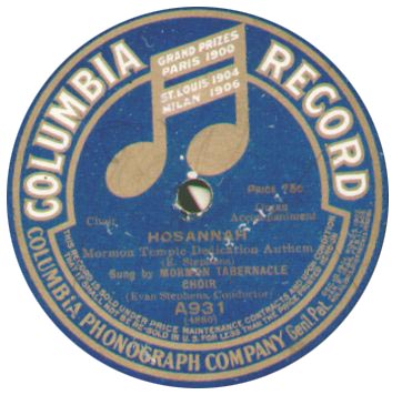 Columbia 78 RPM label