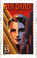 Ayn Rand Stamp